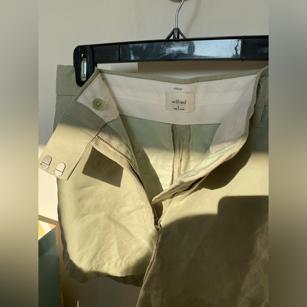 Aritzia Linen Set (green, size small) - Picture 10 of 10